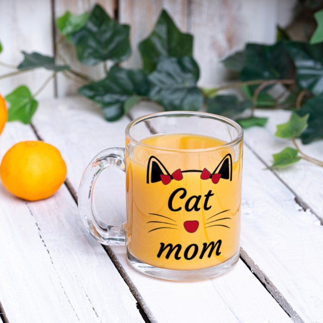 Mamá Gatuna Taza Chopp Tranparente 11oz