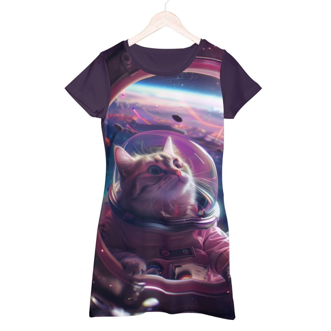 Pink Astronaut Cat